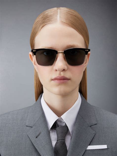 thom browne rectangular sunglasses